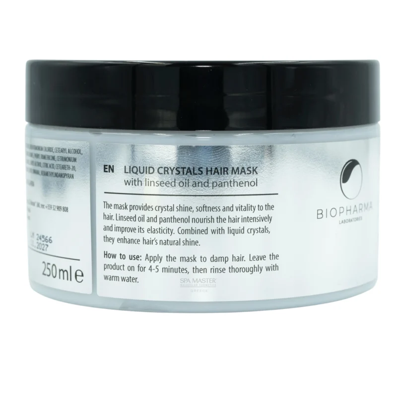 Biopharma Liquid Crystals Hair Mask 250ml | Μάσκα με Υγρούς Κρυστάλλους κατά του Σπασίματος & της Ψαλίδας - Image 2