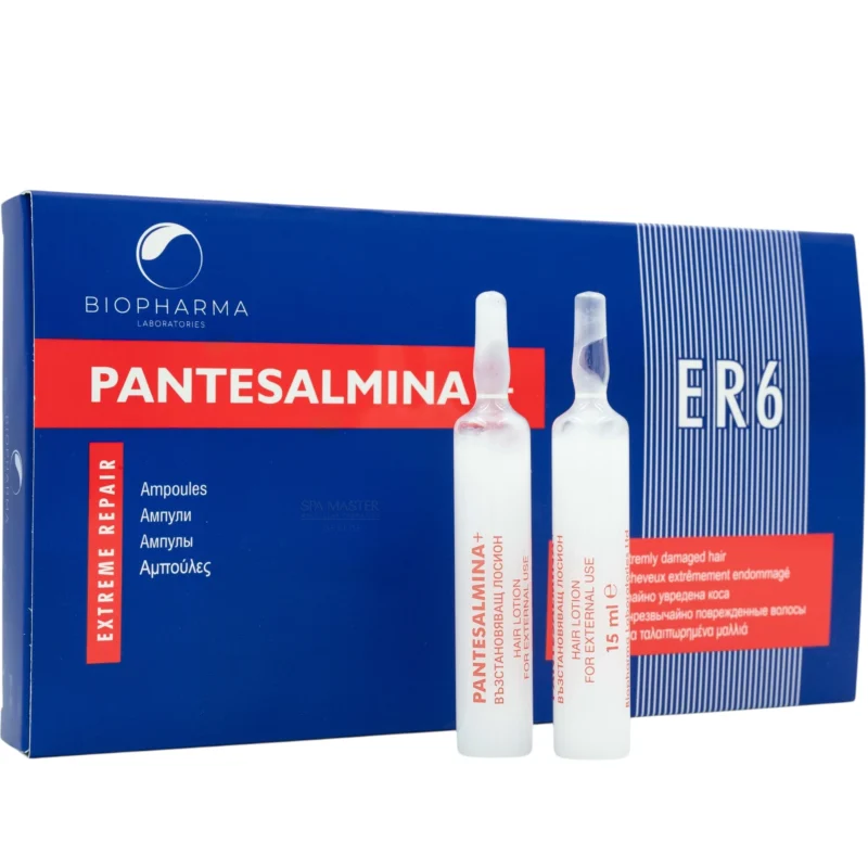 Biopharma Pantesalmina Plus Lotion 10x15ml | Αμπούλες Αναδόμησης για Εξαιρετικά Κατεστραμμένα Μαλλιά
