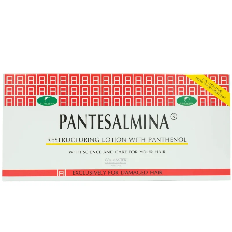 Biopharma Pantesalmina 12x15ml | Αμπούλες Αναδόμησης με Πανθενόλη για Ταλαιπωρημένα Μαλλιά - Image 2