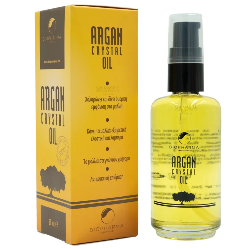 Biopharma Bio Oil Argan Crystal Oil 60ml | Βιολογικό Λάδι Argan για Θρέψη, Λάμψη & Επανόρθωση - Image 2