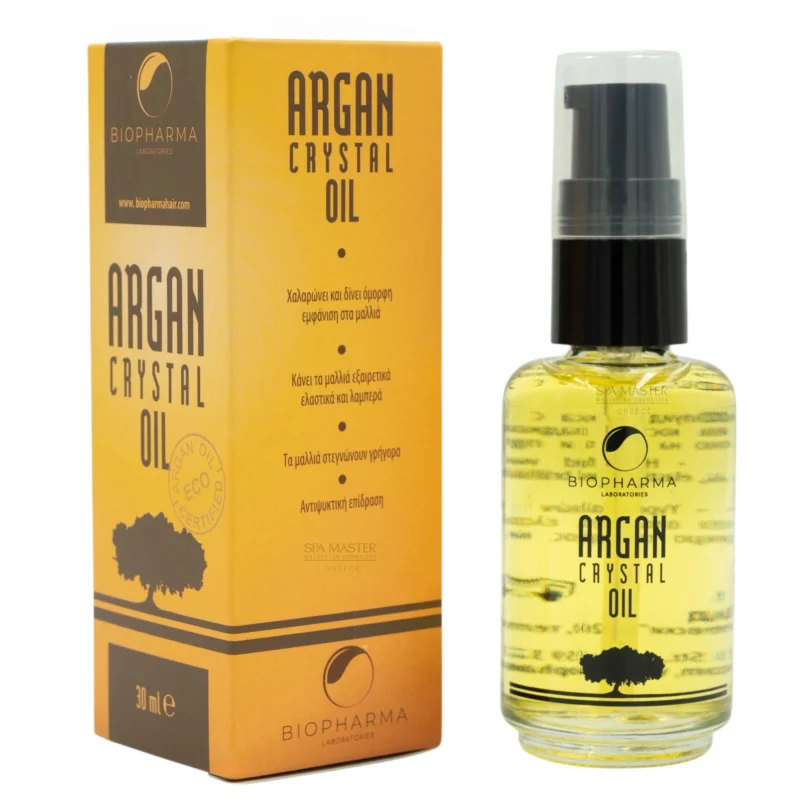 Biopharma Bio Oil Argan Crystal Oil 30ml | Βιολογικό Λάδι Argan για Θρέψη, Λάμψη & Επανόρθωση - Image 2