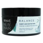 Brave New Hair Balance Purifying & Detoxifying Mask 250ml – Μάσκα Εξισορρόπησης & Αποτοξίνωσης με Ενεργό Άνθρακα
