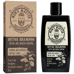 Men’s Master Detox Shampoo – Ενεργός Άνθρακας & Κολλιτσίδα Έλεγχος Σμήγματος για Απόλυτα Καθαρά Μαλλιά