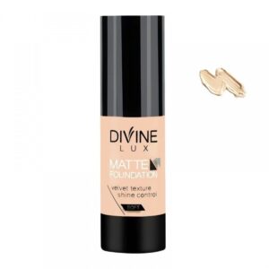 Divine Lux Matte Foundation Shine Control No01