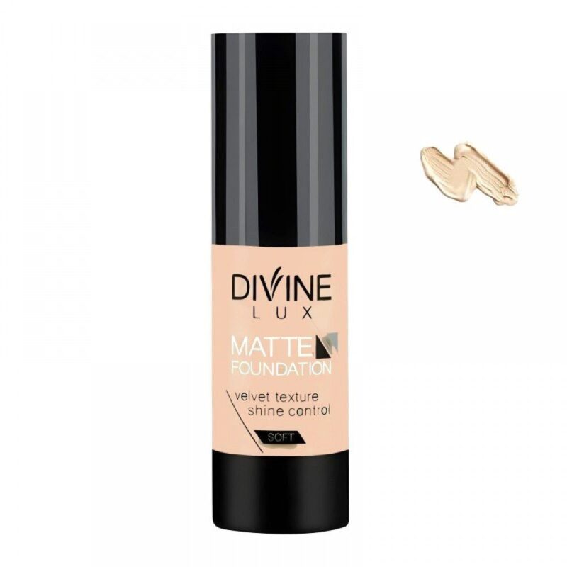 Divine Lux Matte Foundation Shine Control No01