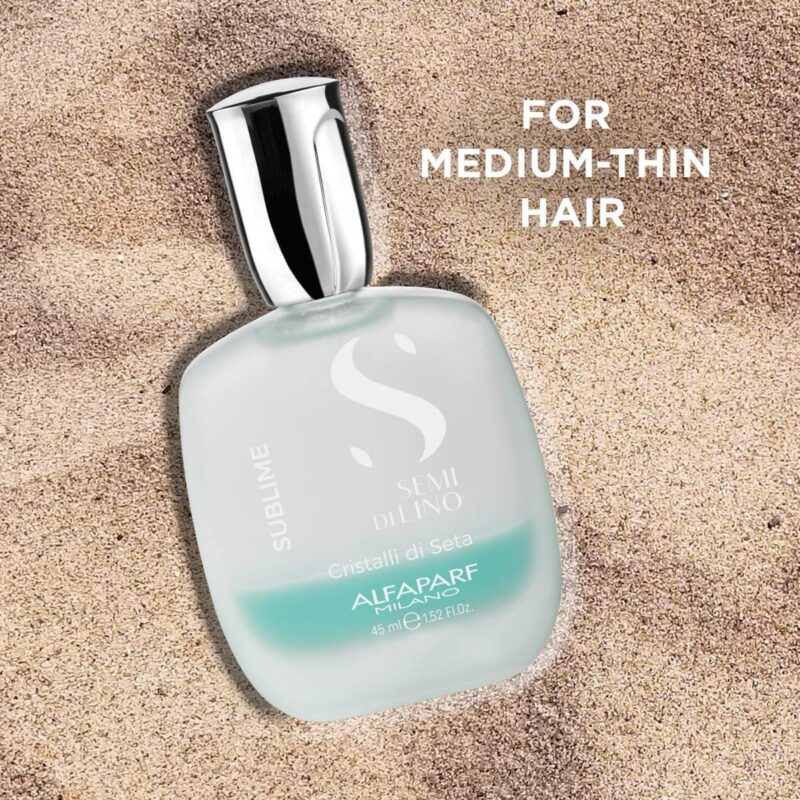 Alfaparf Milano Semi di Lino Sublime Cristalli di Seta 45ml – Ορός Μεταξιού για Απόλυτα Λεία & Λαμπερά Μαλλιά - Image 3