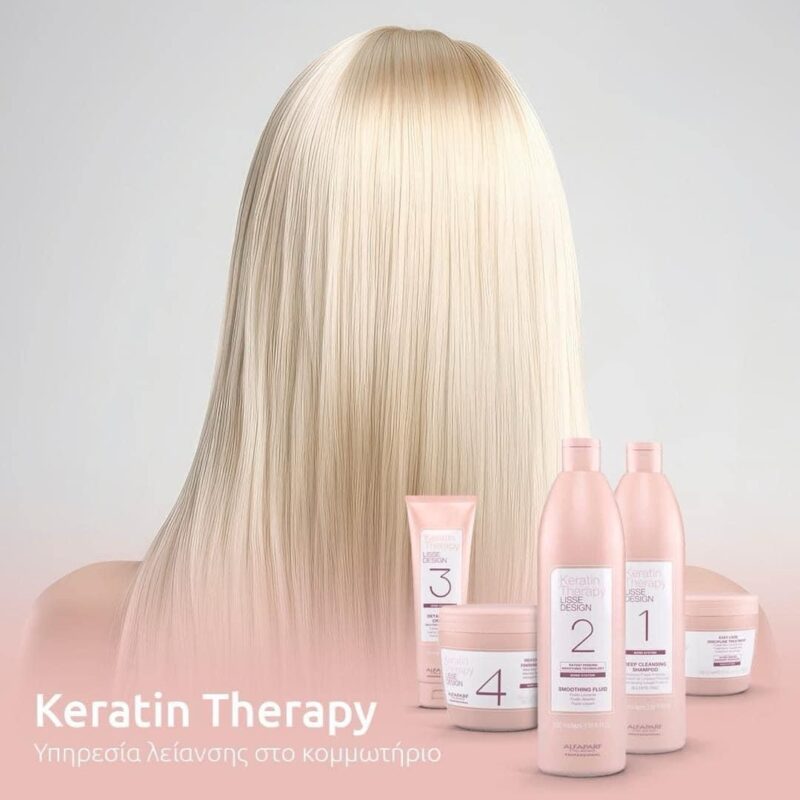 Alfaparf Keratin Therapy Lisse Design Rehydrating Mask 500ml – Μάσκα Ενυδάτωσης & Θρέψης μετά την Κερατίνη - Image 2