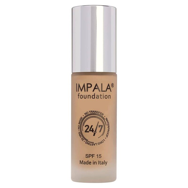 Impala Waterproof Foundation 24/7 SPF15 No10 - Deep Beige 30ml