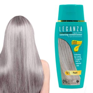 Leganza Coloring Conditioner - Μαλακτική Κρέμα Μαλλιών με Χρώμα Χωρίς Αμμωνία 150ml No91 Pearl/Περλέ