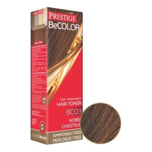 PRESTIGE BeColor Semi-Permanent Hair Toner 100ml – Ημιμόνιμη Κρέμα Ρεφλέ Χωρίς Αμμωνία & PPD για Λαμπερό, Φυσικό Χρώμα