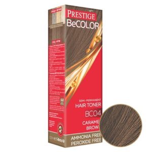 PRESTIGE BeColor Semi-Permanent Hair Toner 100ml – Ημιμόνιμη Κρέμα Ρεφλέ Χωρίς Αμμωνία & PPD για Λαμπερό, Φυσικό Χρώμα