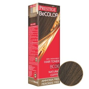 PRESTIGE BeColor Semi-Permanent Hair Toner 100ml – Ημιμόνιμη Κρέμα Ρεφλέ Χωρίς Αμμωνία & PPD για Λαμπερό, Φυσικό Χρώμα