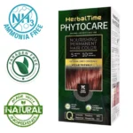 Βαφή μαλλιών χωρίς αμμωνία Θερμό Χάλκινο Warm Copper 7C - Herbal Time PhytoCare