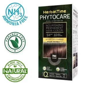 Βαφή μαλλιών χωρίς αμμωνία Κάραμελ Caramel 7NC - Herbal Time PhytoCare