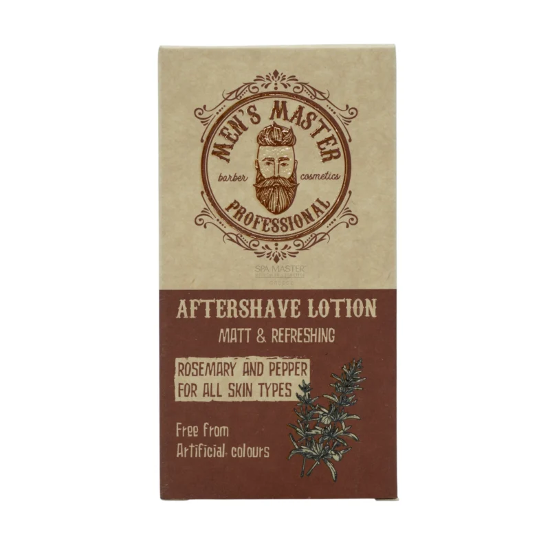 MEN’S MASTER Aftershave Lotion "Rosemary and Red Pepper" – Αναζωογονητική Λοσιόν Ξυρίσματος για Τόνωση & Φρεσκάδα - Image 2