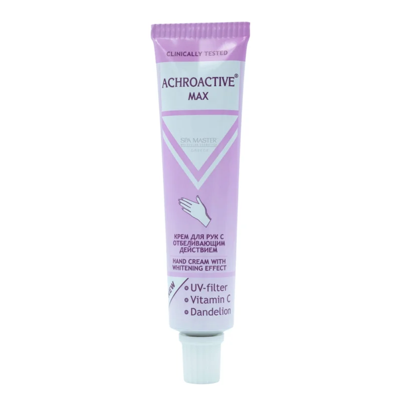 Achroactive Max Whitening Hand Cream 45 ml – Λευκαντική Κρέμα Χεριών με Βιταμίνη C, Εκχύλισμα πικραλίδας & UV Φίλτρο - Image 4