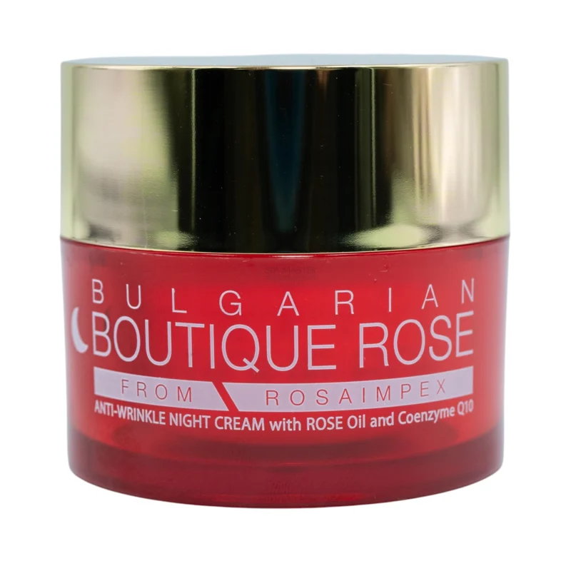 Bulgarian Boutique Rose Q10 Night Anti-Wrinkle Cream 45ml – Αντιρυτιδική Κρέμα Νυκτός με Συνένζυμο Q10 & Ροδέλαιο - Image 3
