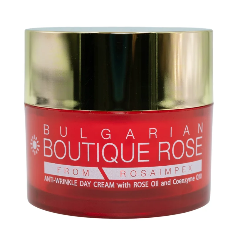 Bulgarian Boutique Rose Anti-Wrinkle Day Cream Q10 & Rose Oil 45ml – Αντιρυτιδική Κρέμα Ημέρας με Ροδέλαιο & Συνένζυμο Q10 - Image 4