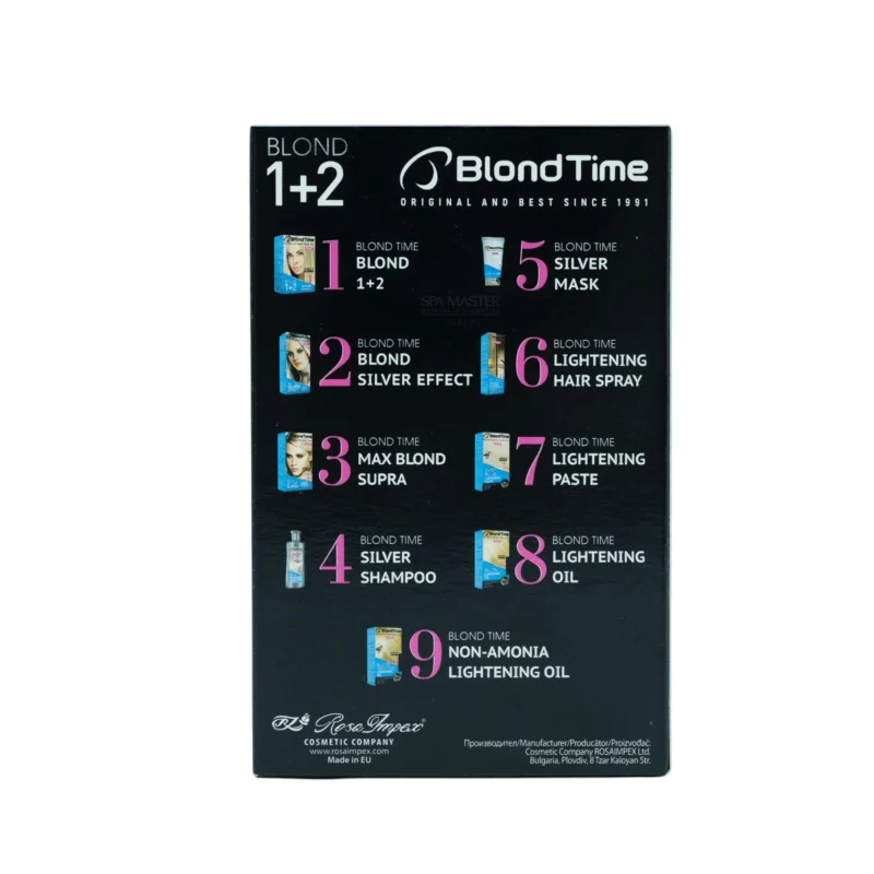 Blond Time 1+2 Hair Lightening System – Σύστημα Ξανοίγματος Μαλλιών έως και 4 Τόνους - Image 3