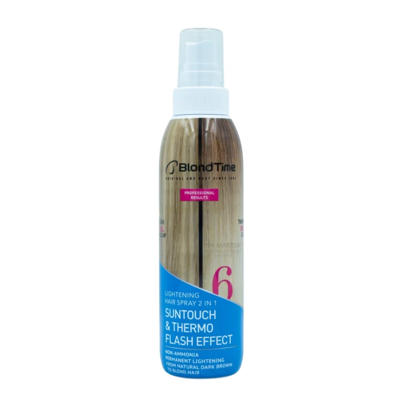 Blond Time Suntouch & Thermo Effect Hair Lightening Spray 150ml – Ξανθιστικό Spray Μαλλιών χωρίς Αμμωνία με Φυσική & Θερμική Δράση - Image 6