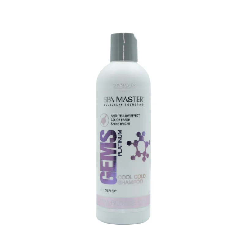 Spa Master Cool Cold Shampoo Gems Platinum 330ml – Σαμπουάν Silver Κατά του Κιτρινίσματος
