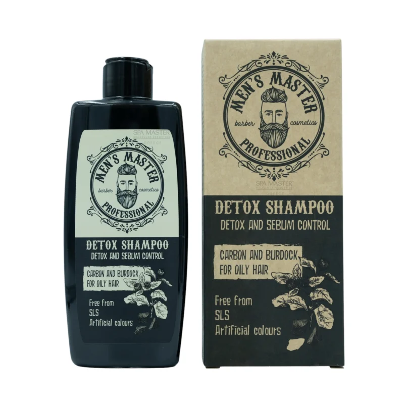 Men’s Master Detox Shampoo – Ενεργός Άνθρακας & Κολλιτσίδα Έλεγχος Σμήγματος για Απόλυτα Καθαρά Μαλλιά - Image 2