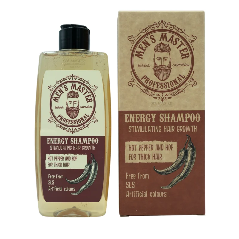MEN’S MASTER Energy Shampoo – Τονωτικό Σαμπουάν Κατά της Τριχόπτωσης για Άνδρες - Image 2