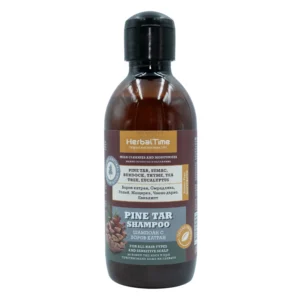 Herbal Time Pine Tar Shampoo 240ml – Καταπραϋντικό & Ενυδατικό Σαμπουάν με Φυσική Πίσσα Πεύκου