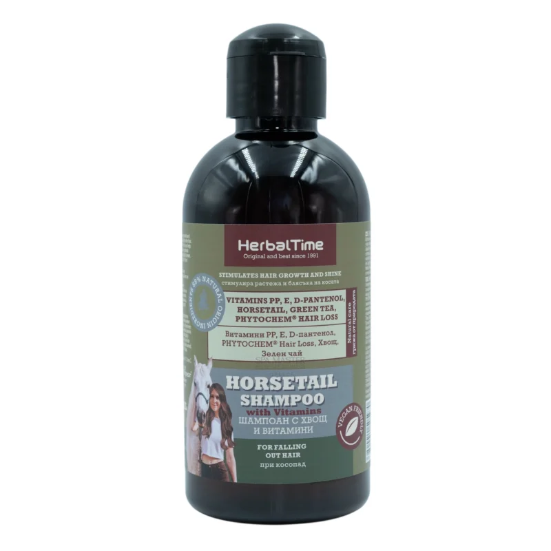 Herbal Time Horsetail Shampoo 240ml | Σαμπουάν με Εκχύλισμα Αλογοουράς για Διέγερση Ανάπτυξης & Κατά της Τριχόπτωσης