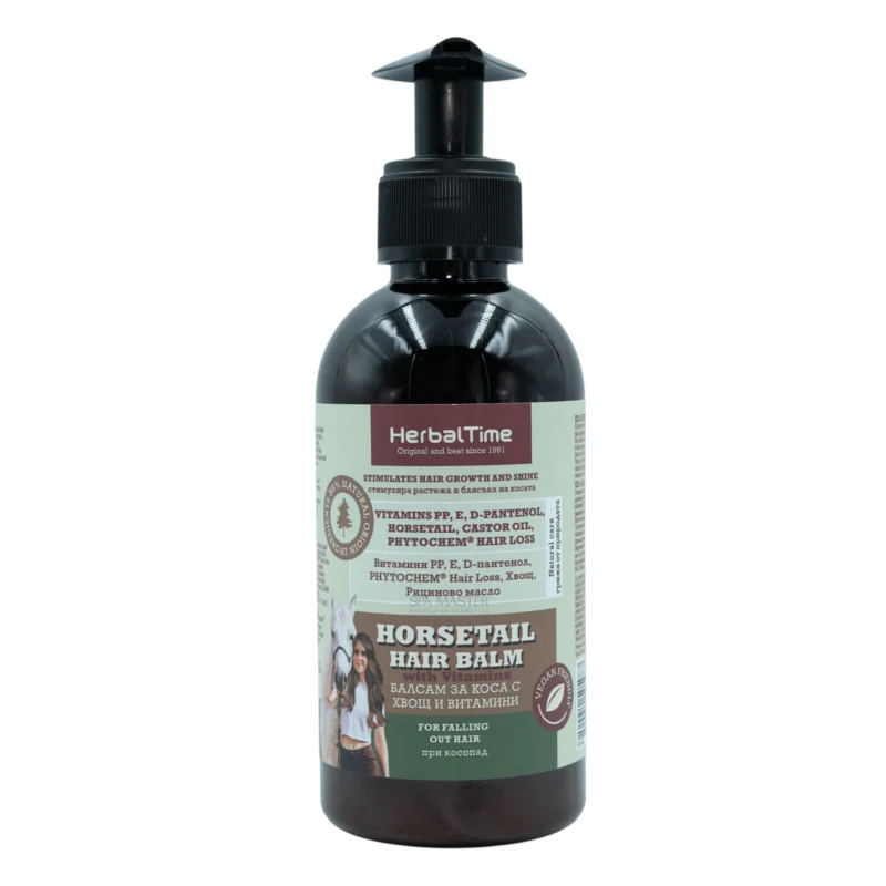Herbal Time Horsetail Hair Balm 240ml | Bάλσαμο Μαλλιών με Εκχύλισμα Αλογοουράς για Διέγερση Ανάπτυξης & Κατά της Τριχόπτωσης