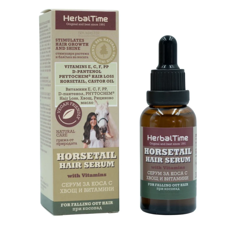 Herbal Time Horsetail Hair Serum | Ορός Ενδυνάμωσης & Διέγερσης Ανάπτυξης Μαλλιών κατά της Τριχόπτωσης