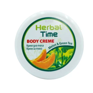 Herbal Time Body Cream Melon & Green Tea 250 ml – Κρέμα Σώματος με Πεπόνι & Πράσινο Τσάι, πλούσια σε αντιοξειδωτικά