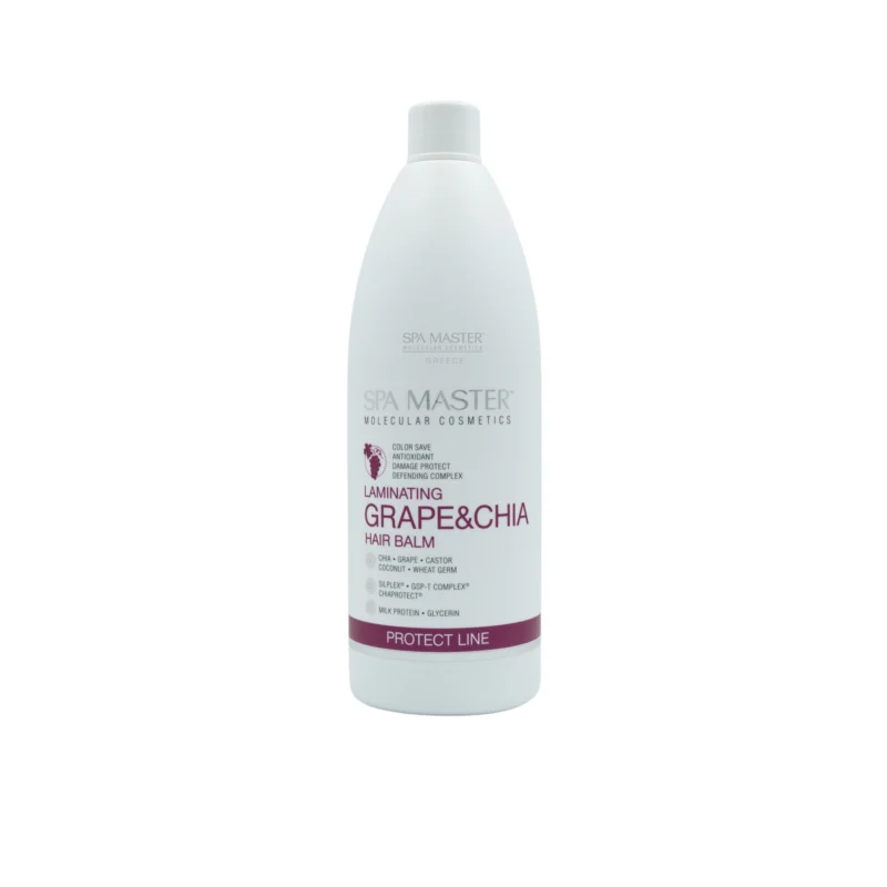 Spa Master Laminating Hair Balm με Grape & Chia pH 3,5 (970ml) – Conditioner Προστασίας Χρώματος & Επανόρθωσης