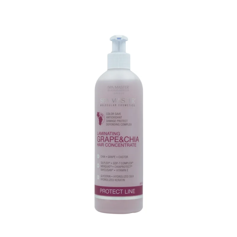 Spa Master Grape & Chia Hair Protection Laminating Concentrate pH 4.0 330ml – Συμπύκνωμα Ενίσχυσης Προστασίας Χρώματος