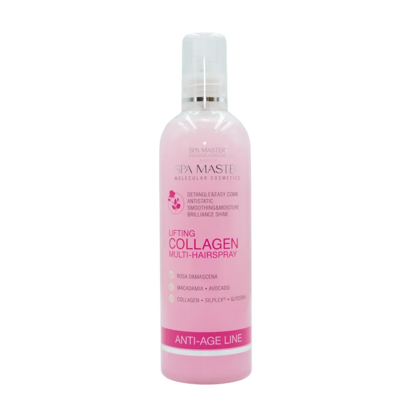 Spa Master Lifting Collagen Multi Hairspray 350ml – Διφασικό Σπρέι Μαλλιών με Κολλαγόνο και Τριαντάφυλλο