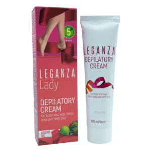 Leganza Lady Depilatory Cream with Argan Oil 100ml – Αποτριχωτική Κρέμα με Λάδι Argan για Απαλή και Θρεπτική Αποτρίχωση