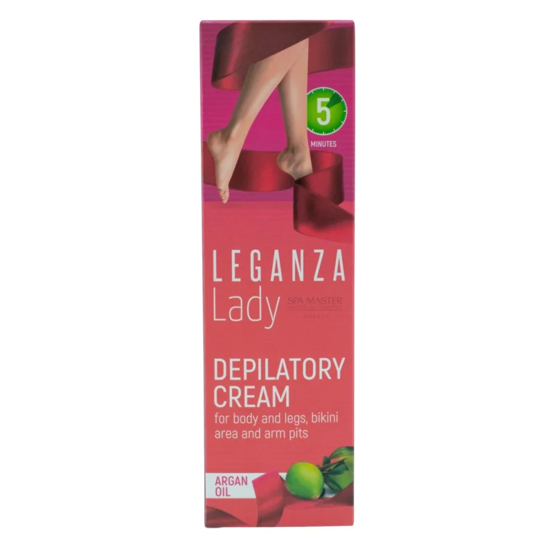 Leganza Lady Depilatory Cream with Argan Oil 100ml – Αποτριχωτική Κρέμα με Λάδι Argan για Απαλή και Θρεπτική Αποτρίχωση - Image 3