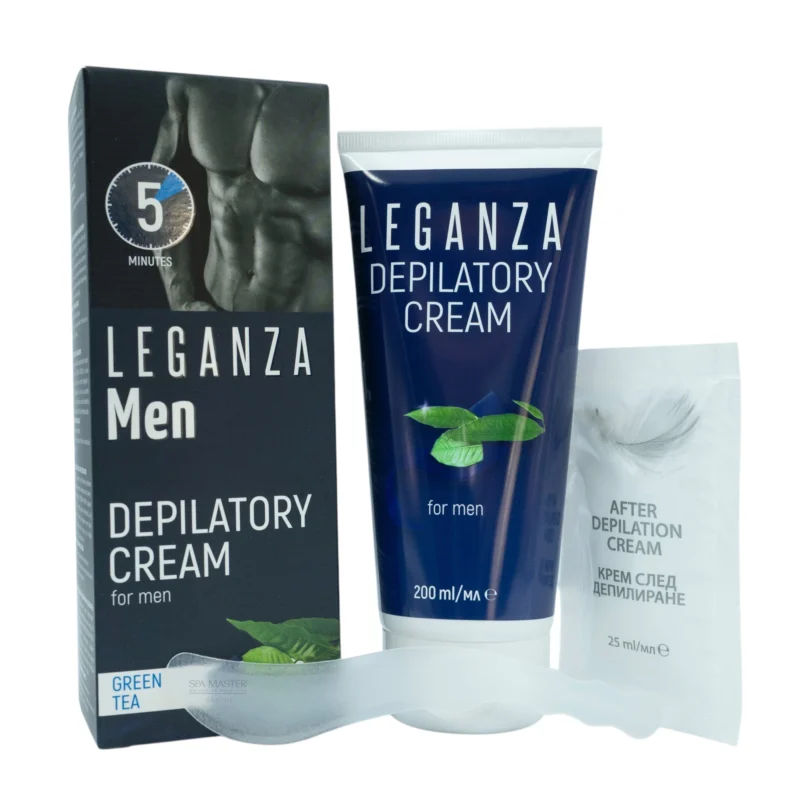 Leganza Men Depilatory Cream 200ml - Αποτριχωτική Κρέμα Ανδρών - Image 2