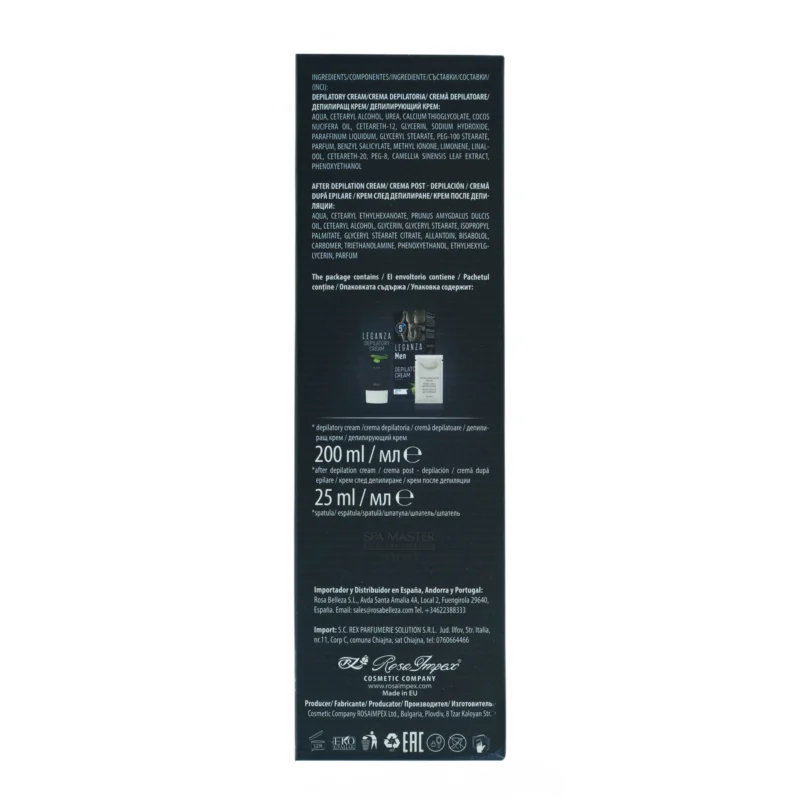 Leganza Men Depilatory Cream 200ml - Αποτριχωτική Κρέμα Ανδρών - Image 4