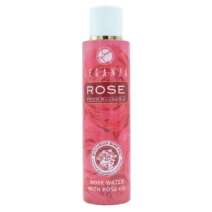 Leganza Rose Water with Rose Oil 135ml – Φυσικό Ροδόνερο με Έλαιο Τριαντάφυλλου για Ενυδάτωση και Τόνωση