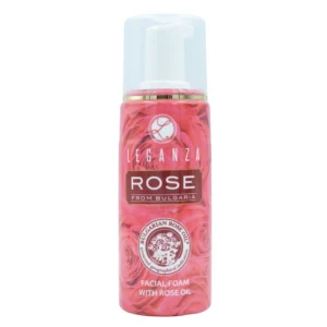 Leganza Rose Facial Foam 100ml – Καθαριστικός Αφρός Προσώπου με Έλαιο Τριαντάφυλλου για Απαλό και Φρέσκο Δέρμα