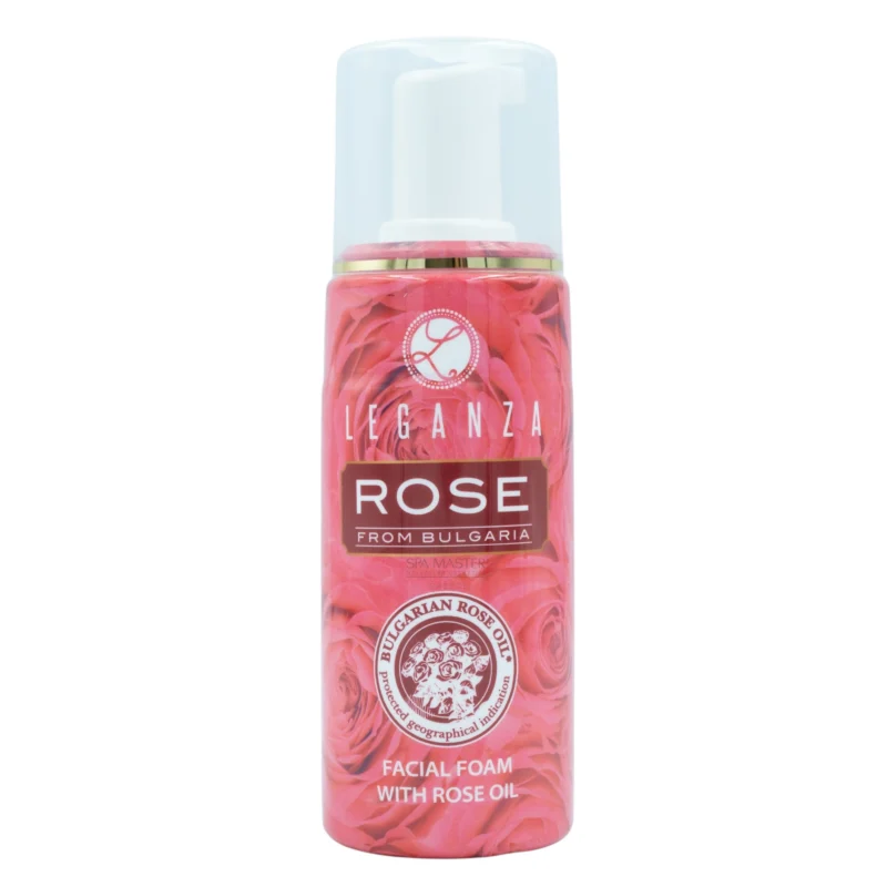 Leganza Rose Facial Foam 100ml – Καθαριστικός Αφρός Προσώπου με Έλαιο Τριαντάφυλλου για Απαλό και Φρέσκο Δέρμα
