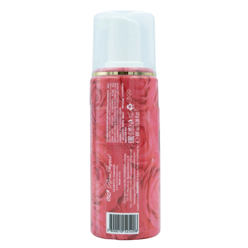 Leganza Rose Facial Foam 100ml – Καθαριστικός Αφρός Προσώπου με Έλαιο Τριαντάφυλλου για Απαλό και Φρέσκο Δέρμα - Image 2