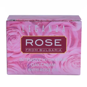 Leganza Rose Intensive Hydrating Day Cream with Rose Oil 45 ml – Ενυδατική Κρέμα Ημέρας με Βουλγαρικό Ροδέλαιο