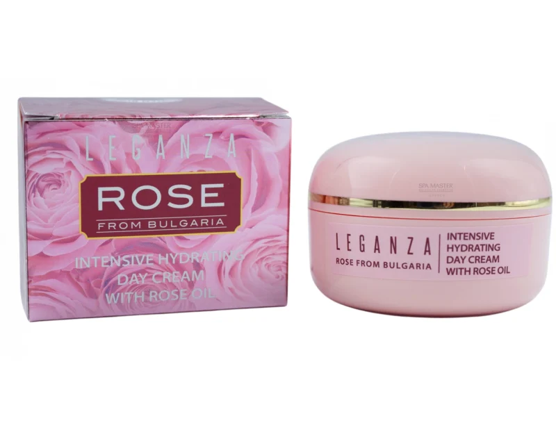 Leganza Rose Intensive Hydrating Day Cream with Rose Oil 45 ml – Ενυδατική Κρέμα Ημέρας με Βουλγαρικό Ροδέλαιο - Image 2