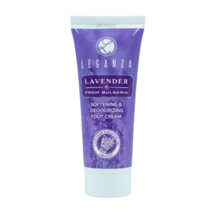 Leganza Lavender Softening & Deodorizing Foot Cream 75 ml – Μαλακτική & Αποσμητική Κρέμα Ποδιών με Αυθεντικό Βουλγαρικό Αιθέριο Έλαιο Λεβάντας