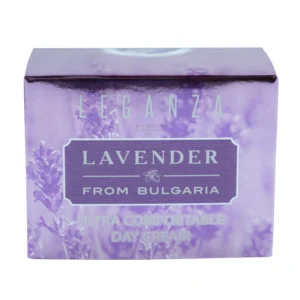 Leganza Lavender Ultra Comfortable Day Cream 45 ml – Ενυδατική Κρέμα Ημέρας με Βιολογικό Αιθέριο Έλαιο Λεβάντας