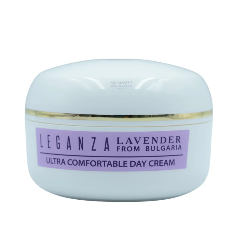 Leganza Lavender Ultra Comfortable Day Cream 45 ml – Ενυδατική Κρέμα Ημέρας με Βιολογικό Αιθέριο Έλαιο Λεβάντας - Image 4