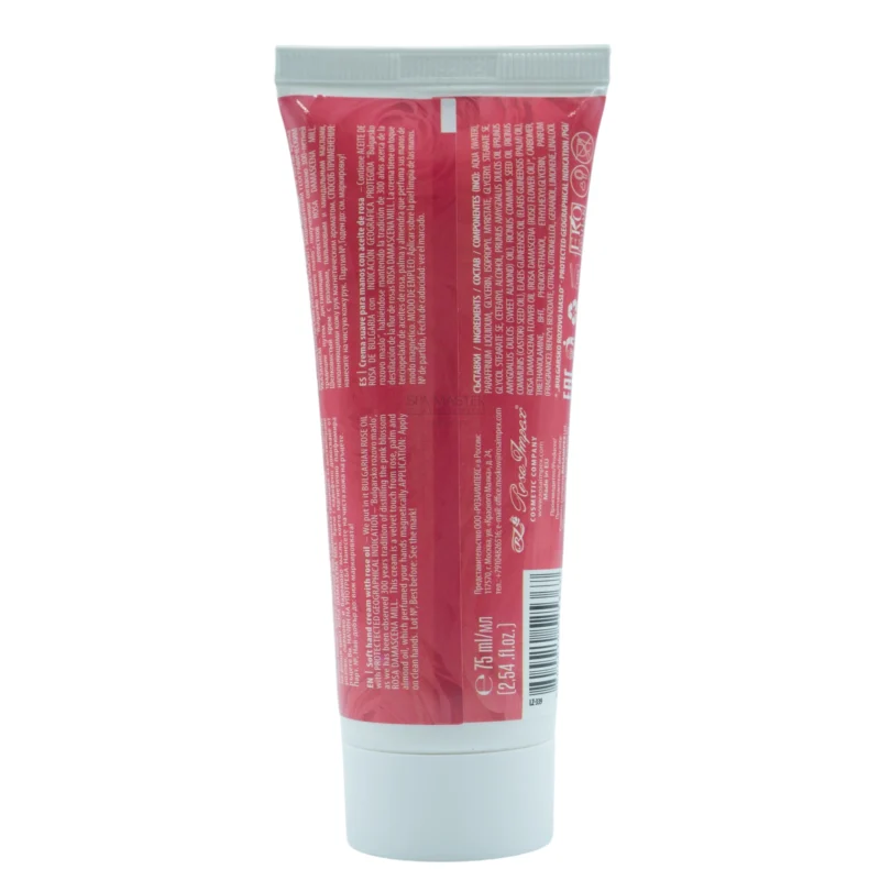 Leganza Rose Gentle Hand Cream with Rose Oil 75ml – Απαλή Κρέμα Χεριών με Έλαιο Τριαντάφυλλου για Ενυδάτωση και Θρέψη - Image 2