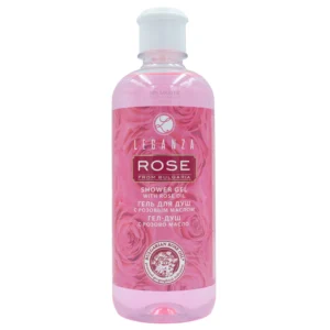 Leganza Rose Shower Gel 500ml – Αφρόλουτρο με Έλαιο Τριαντάφυλλου για Απαλή Καθαριότητα και Ενυδάτωση